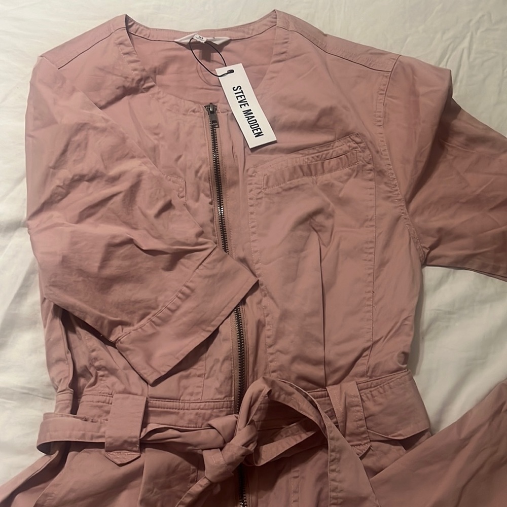 Pale pink jumpsuit